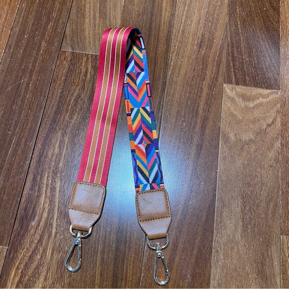 Handbags - Boho Multicolor Printed Purse Strap